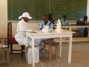 séance de dépistage du VIH au lycée technique de Marouaré
